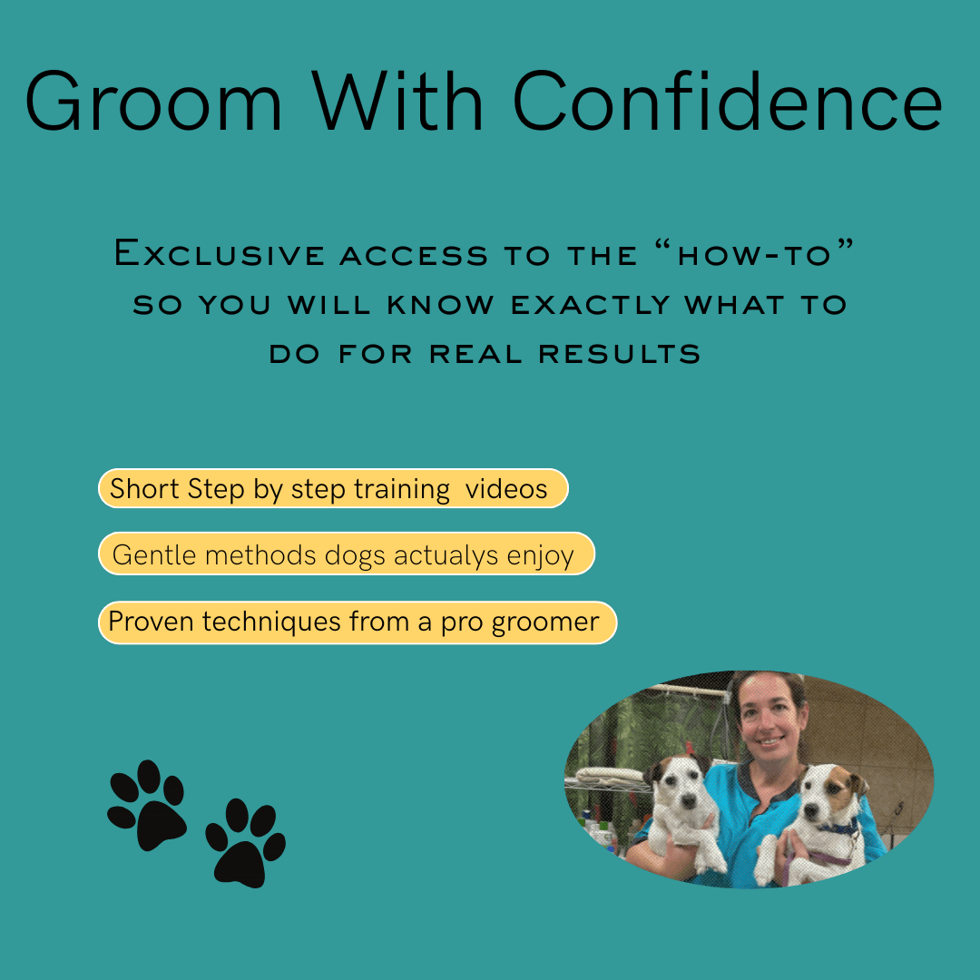 Best dog grooming deshedding system with step by step grooming training from a professional groomer for safe at home dog grooming